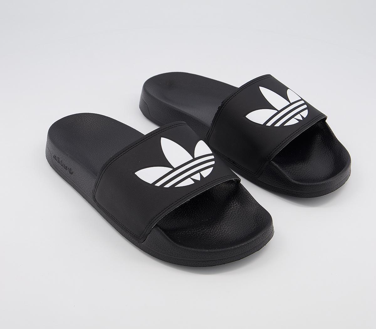 adidas Adilette Sliders Core Black White Core Black - Sliders