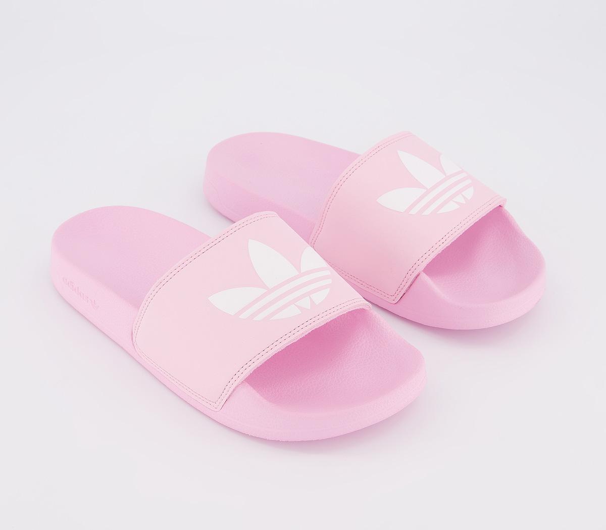 adidas Adilette Slider Pink White Pink - Women’s Sandals