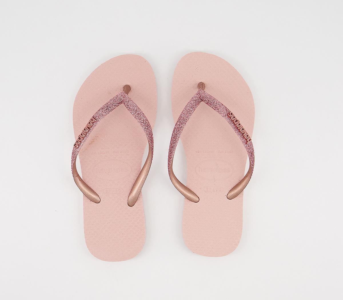 Havaianas Slim Fashion Kids Ballet Rose Glitter - Unisex