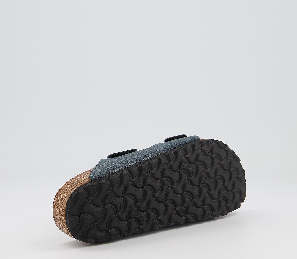 birkenstock arizona two strap basalt nubuck
