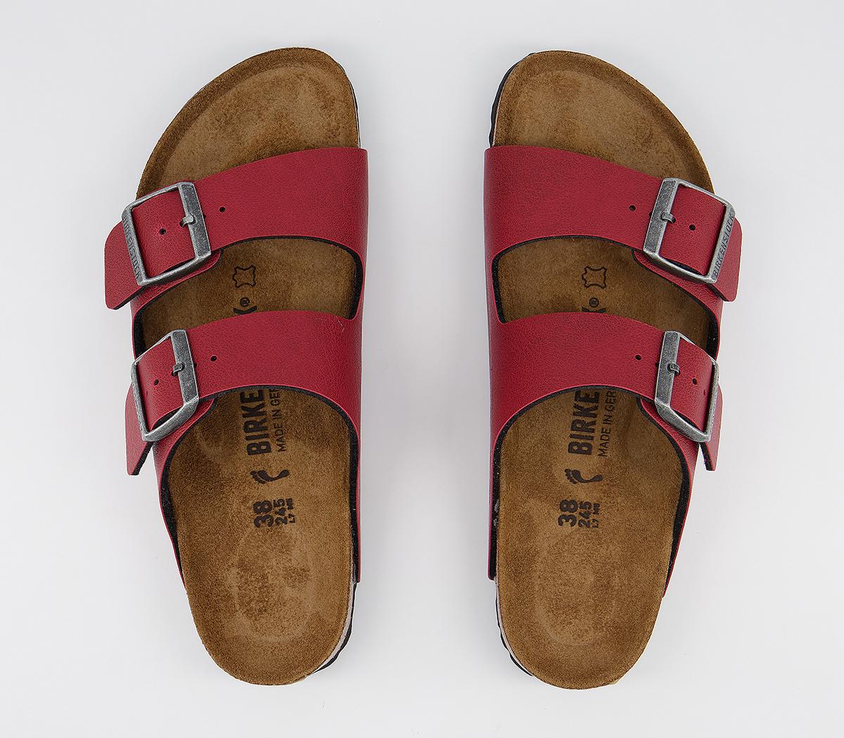 BIRKENSTOCK Arizona Two Strap Sandals Bordeaux Red - Women’s Sandals