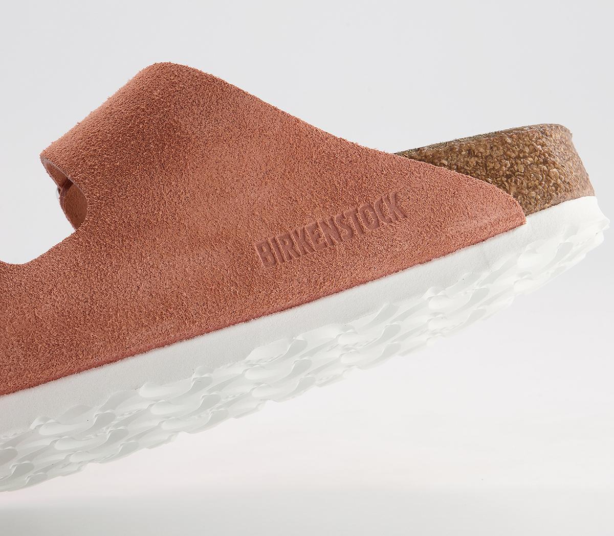birkenstock patent coral peach