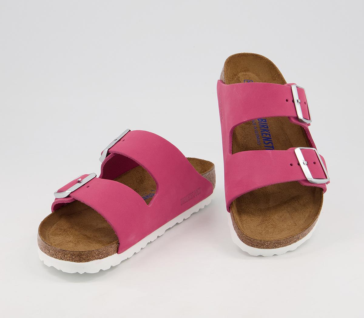BIRKENSTOCK Arizona Two Strap Sandals Fuchsia Tulip - Womenâs Sandals