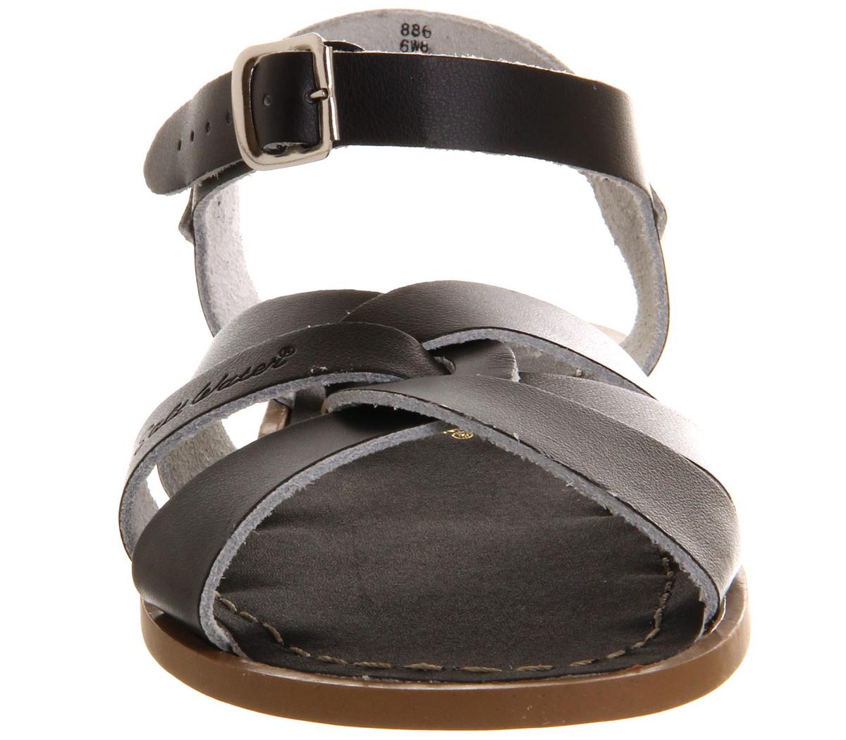 Salt-Water Original Sandals Black Leather - Sandals