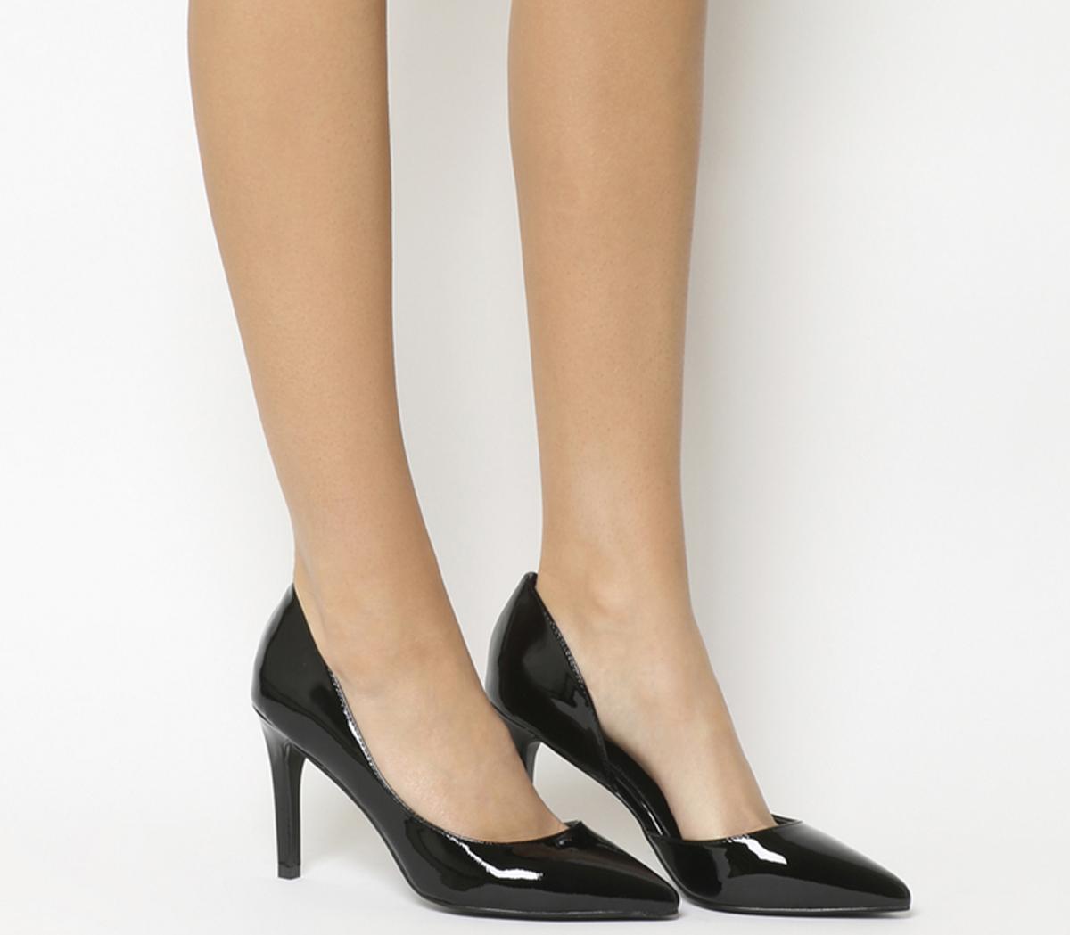 Friis Co Gisele Pump Black Patent Leather High Heels