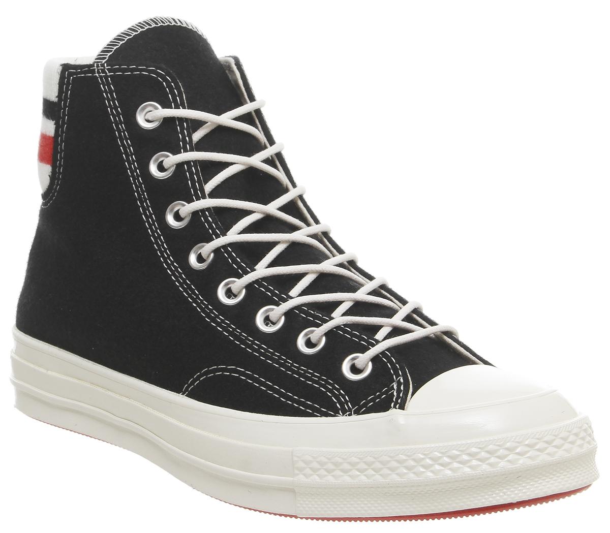 all star hi 70's trainers black