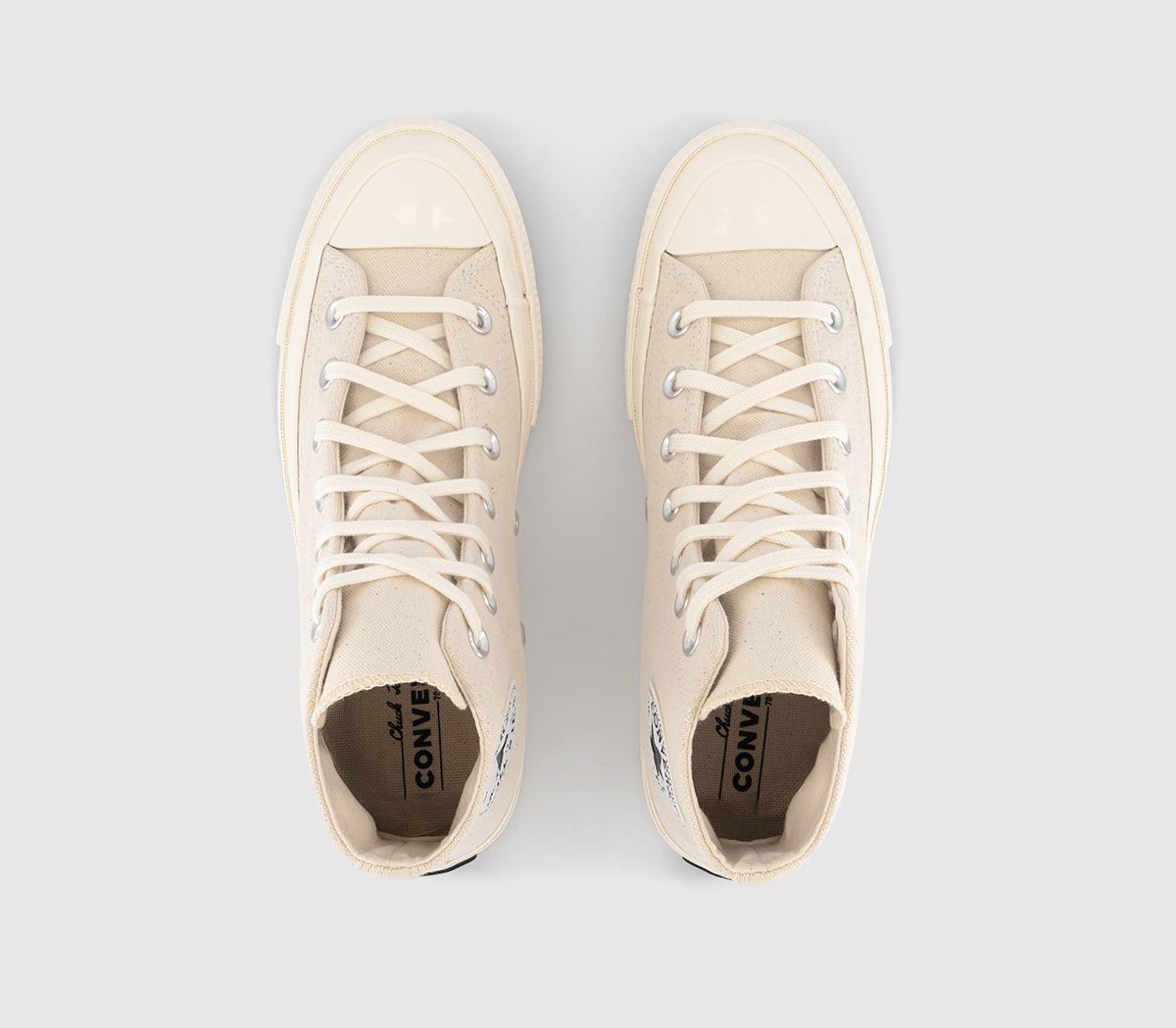 converse all star hi 70s trainers natural black egret