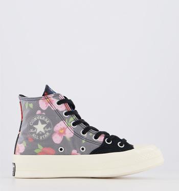 all star hi 70s trainers black almost black egret exclusive