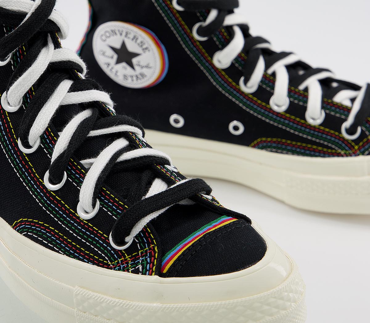 Converse All Star Hi 70 S Trainers Black Multi Egret Layers Exclusive ...