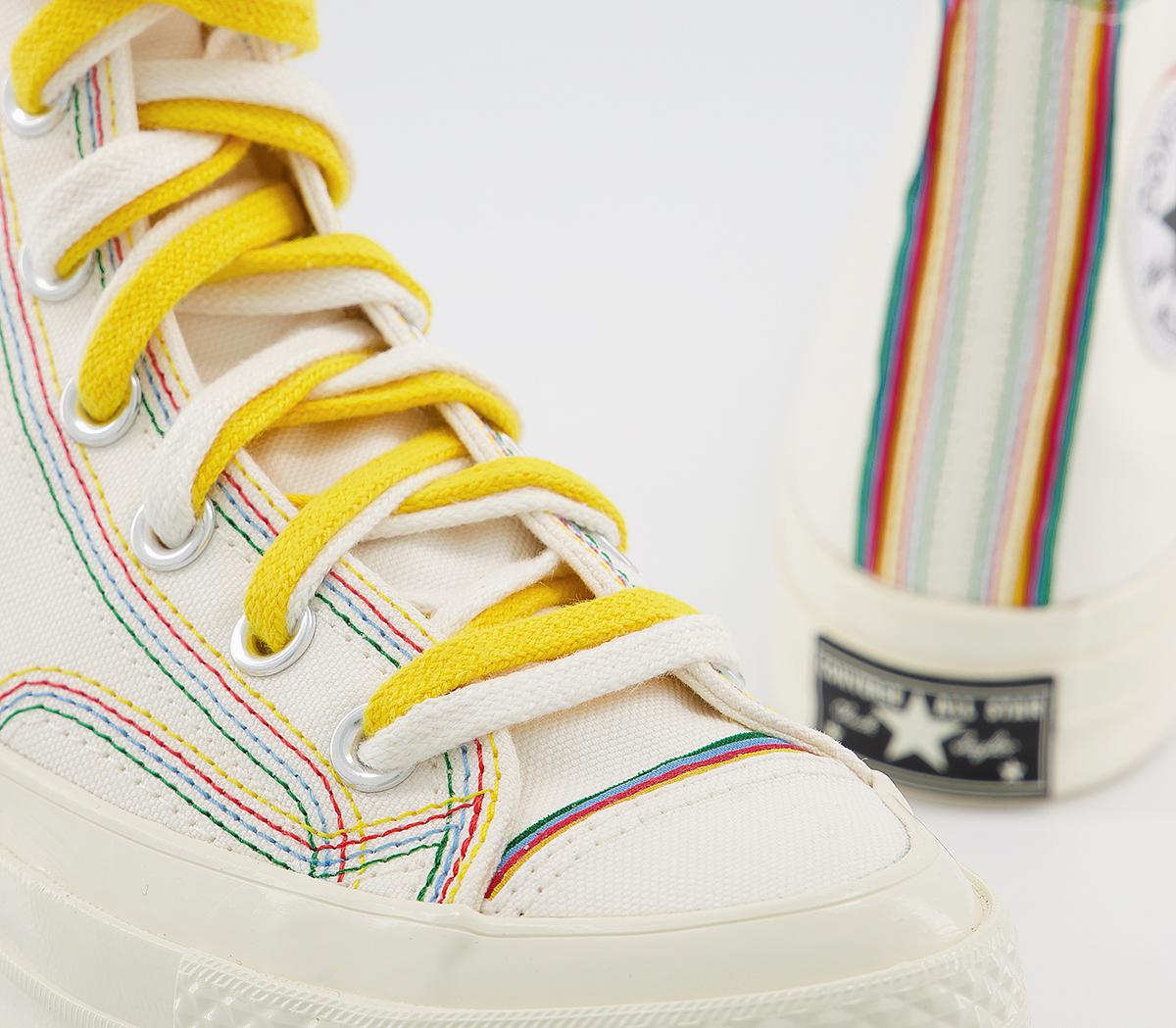 Converse All Star Hi 70 S Trainers Egret Multi White Layers Exclusive ...