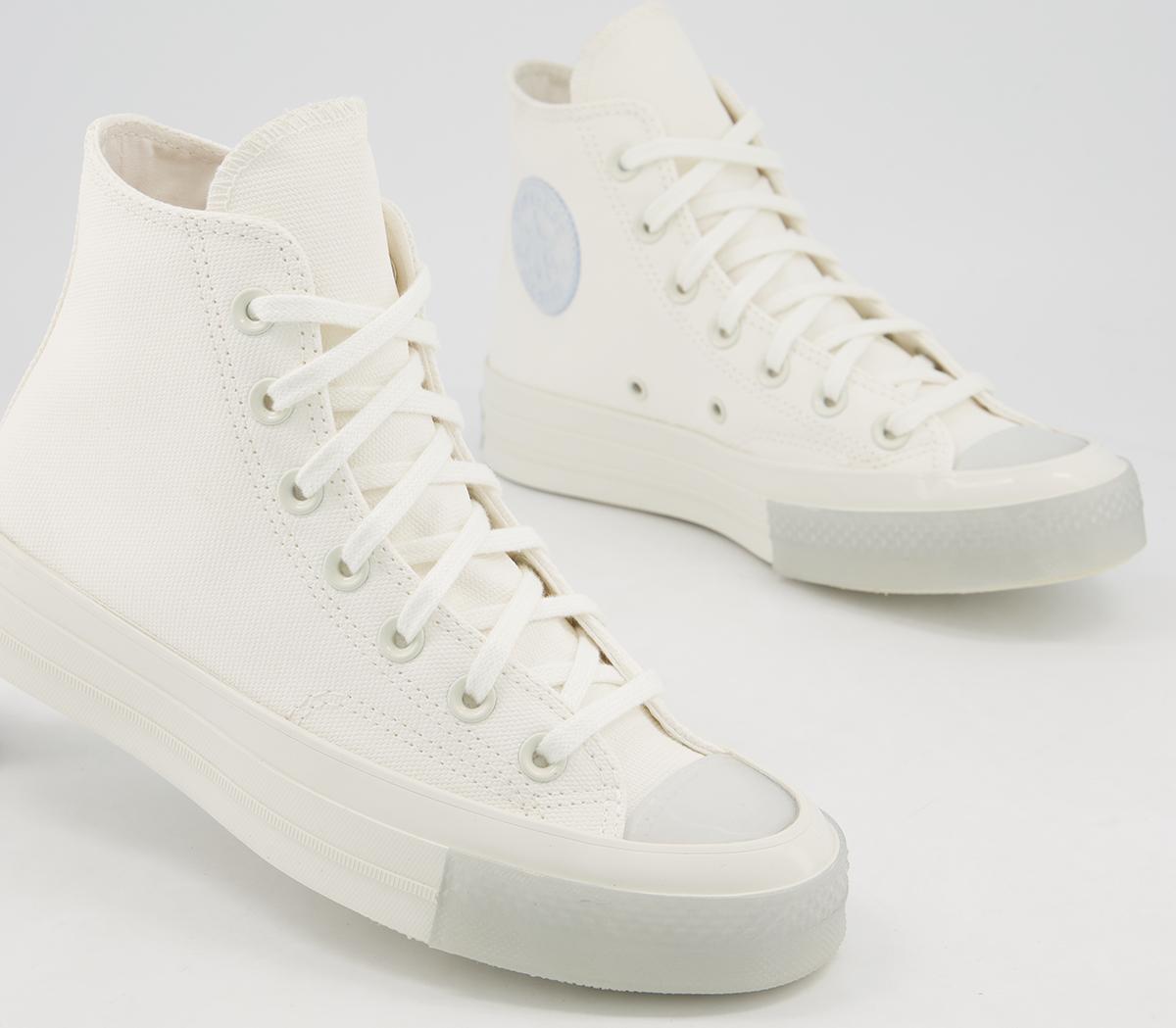 converse vintage white blue tint ice