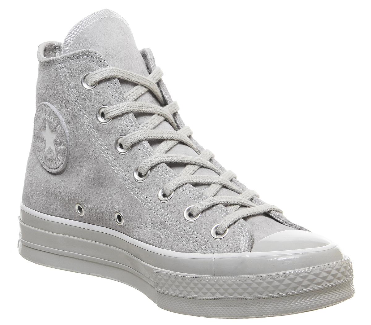 converse grey all star peached canvas ox trainers