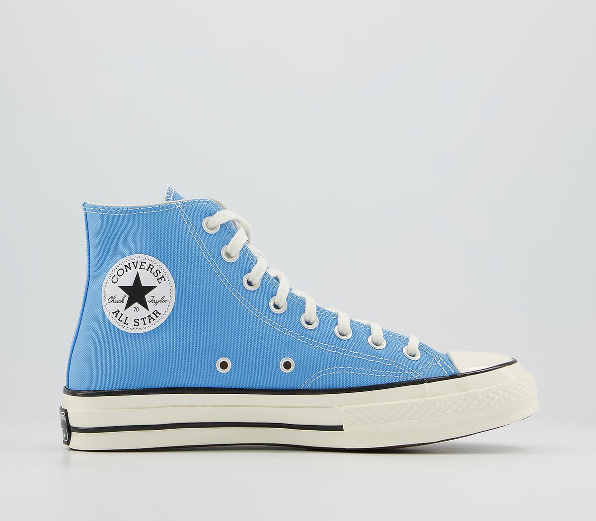 converse all star blue trainers