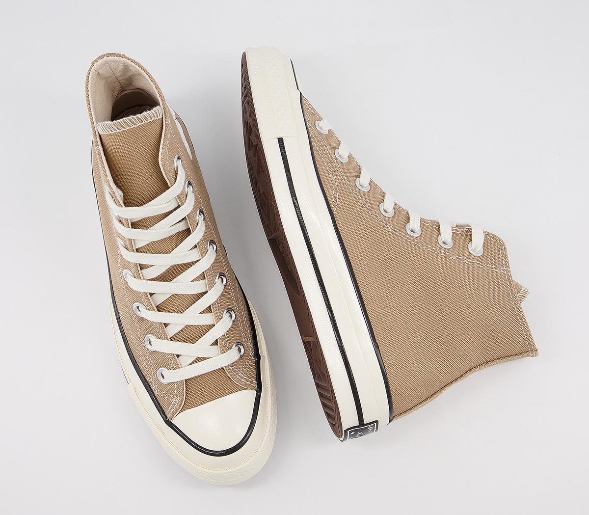 converse all star hi 70s trainers nomad khaki egret