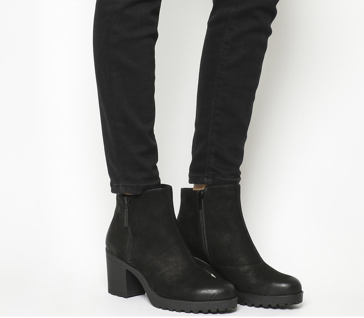 Black Leather Boots Online Sale, UP TO 69% OFF