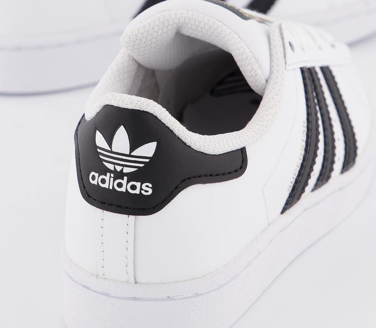 adidas superstar kids black