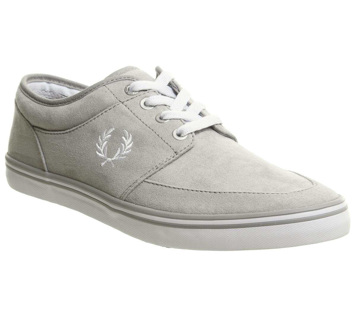 Fred Perry Stratford Trainers Silver 