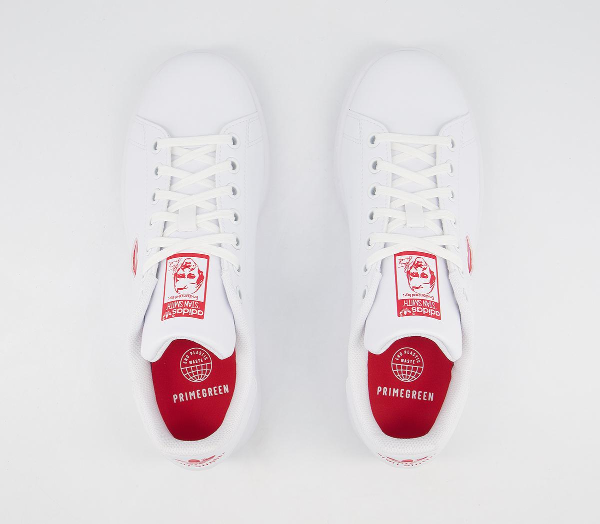 adidas red heart stan smith