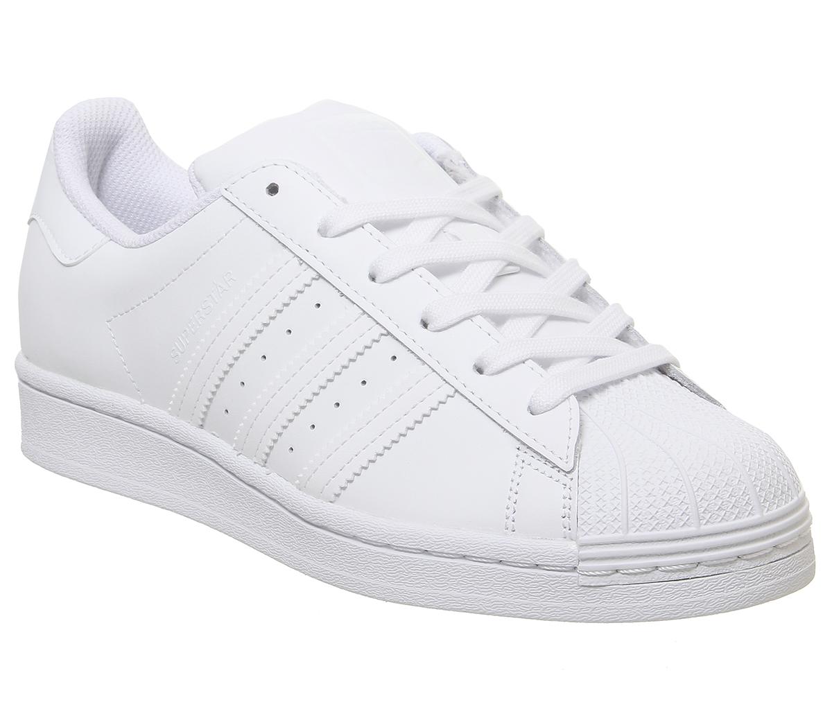 adidas Superstar Gs Trainers White - Hers trainers
