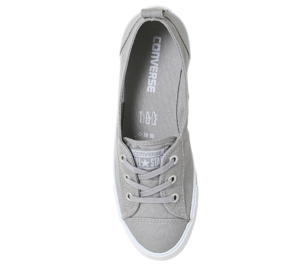 converse ballet lace grey