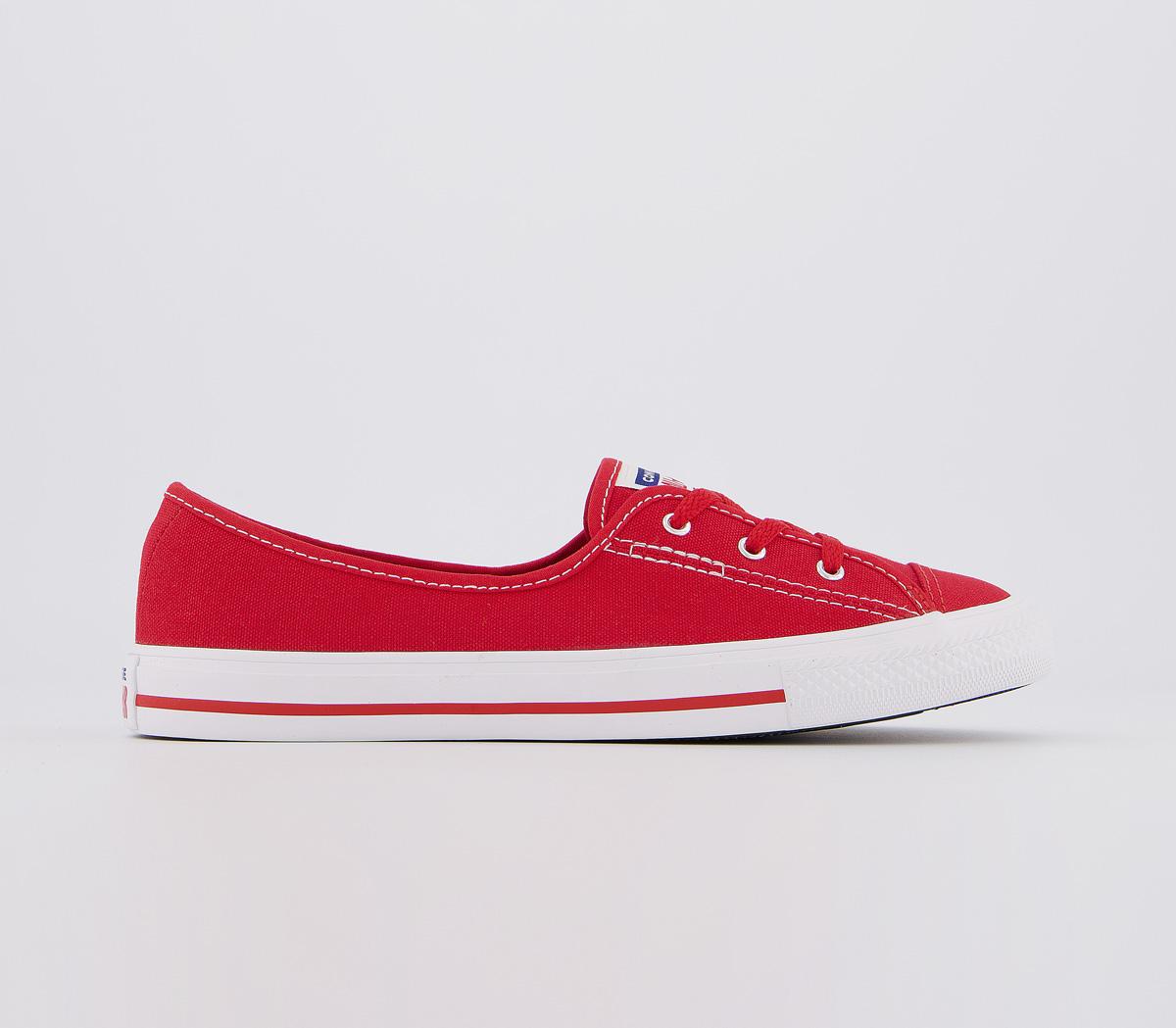 converse dance lace red