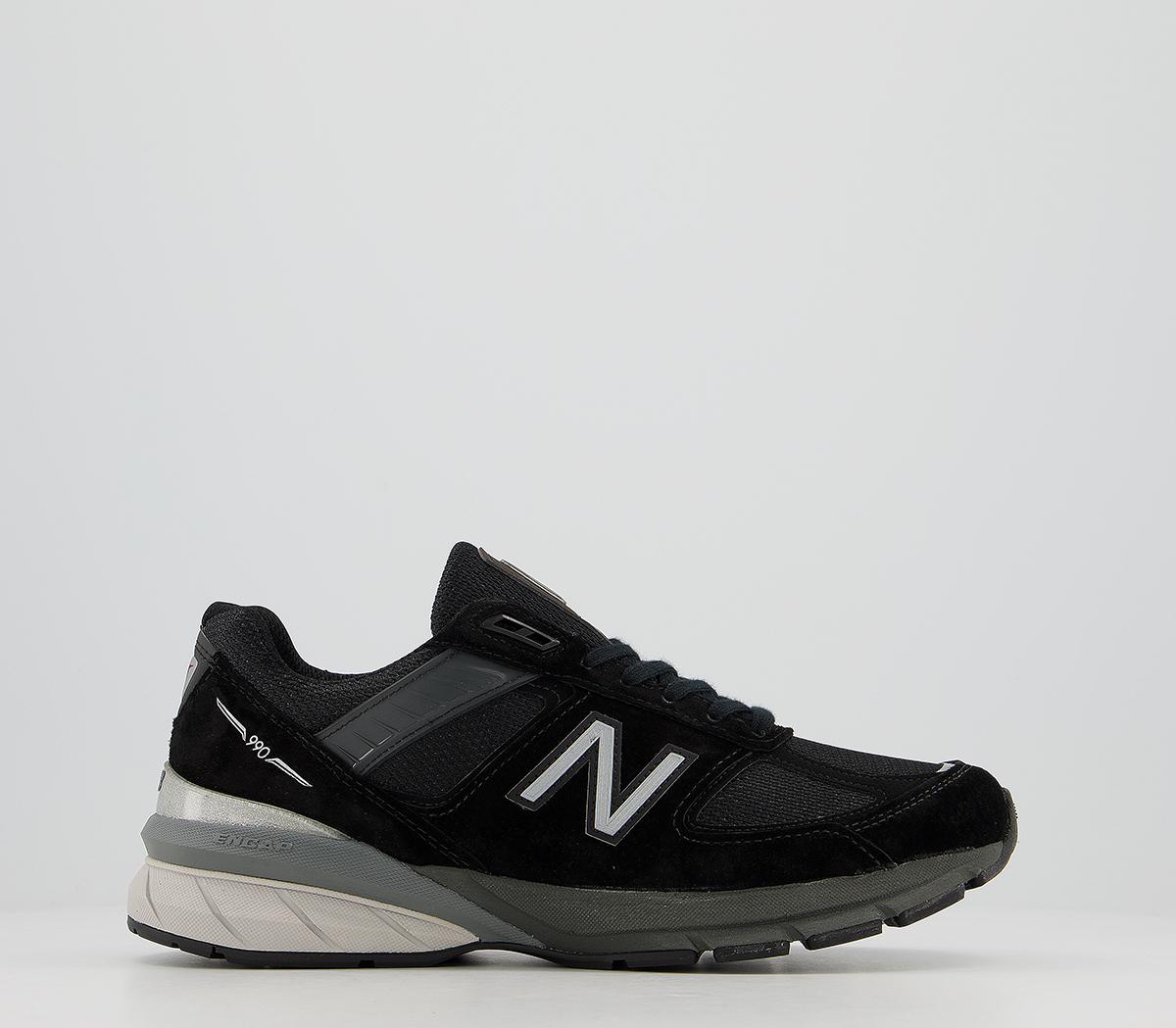 new balance 990 black leather