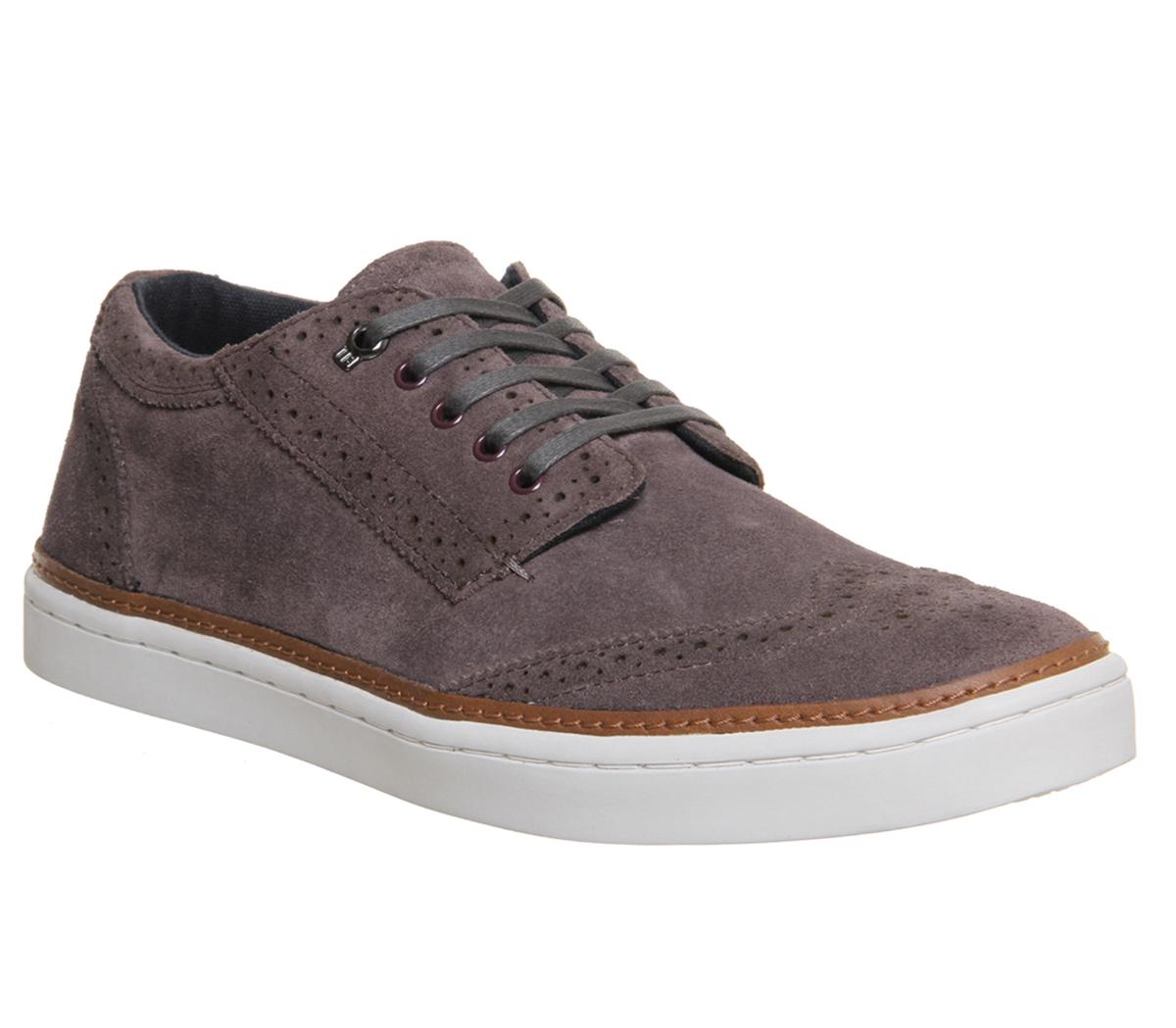 ted baker grey suede trainers