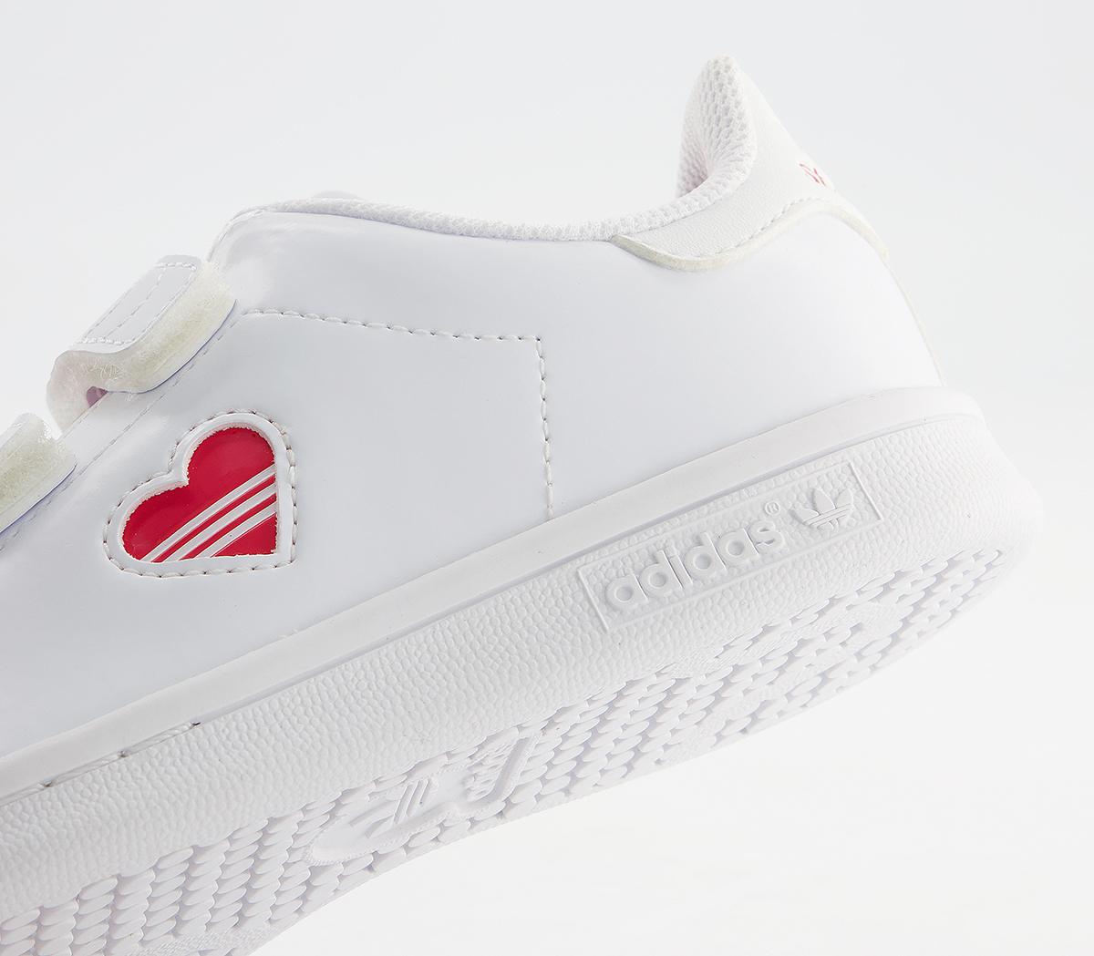 adidas red heart stan smith