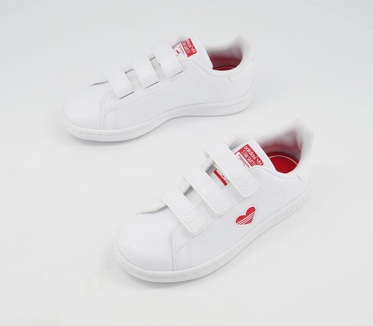 adidas red heart stan smith