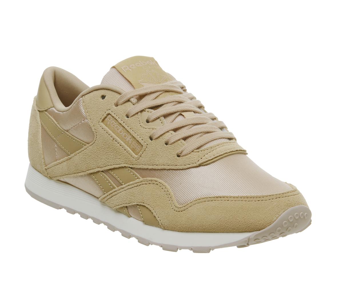 reebok nylon beige