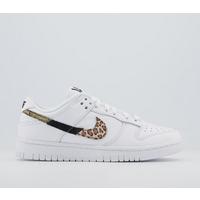 nike white leopard print