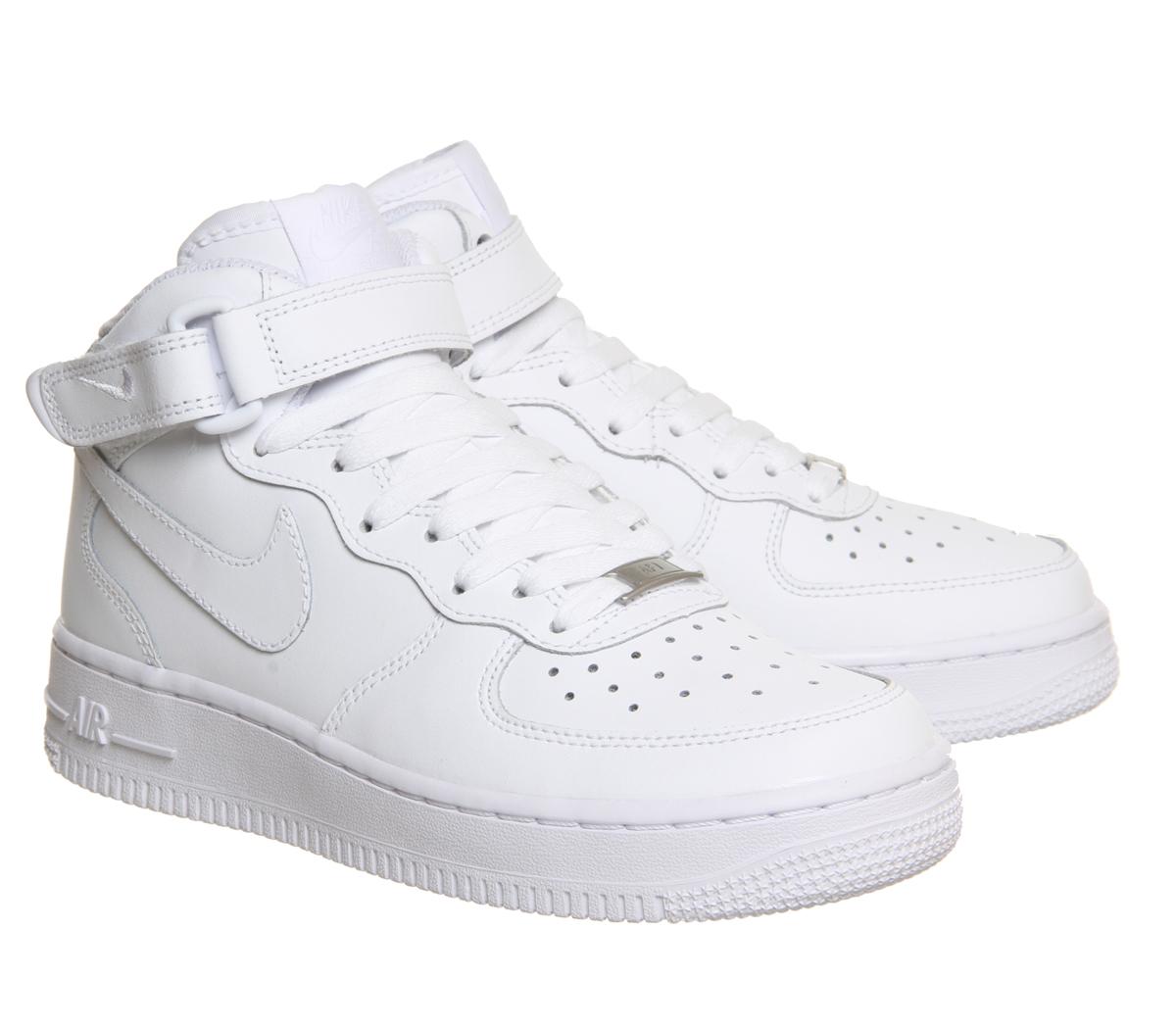 Nike Air Force 1 Mid White - Office Girl