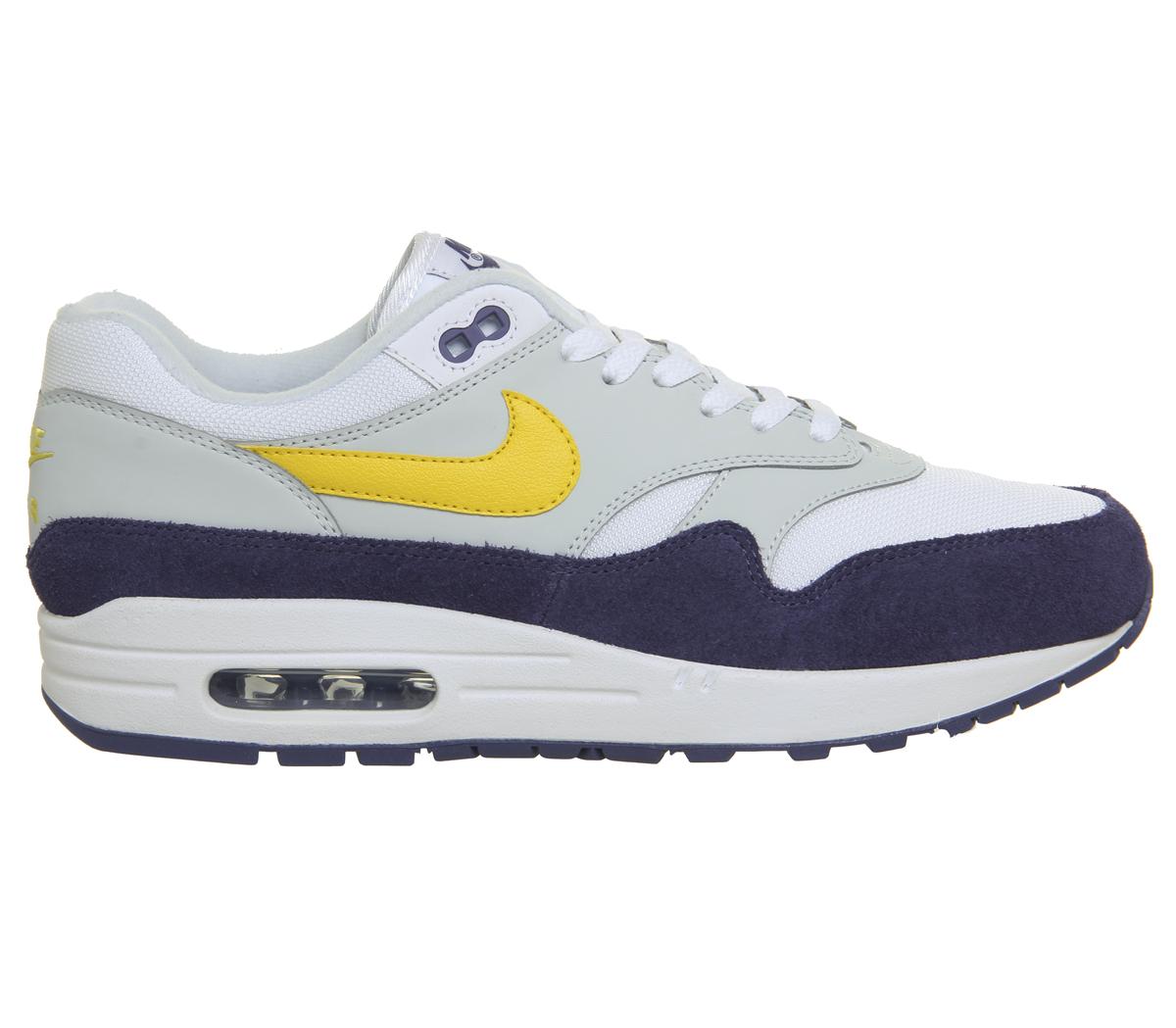 air max 1 yellow blue