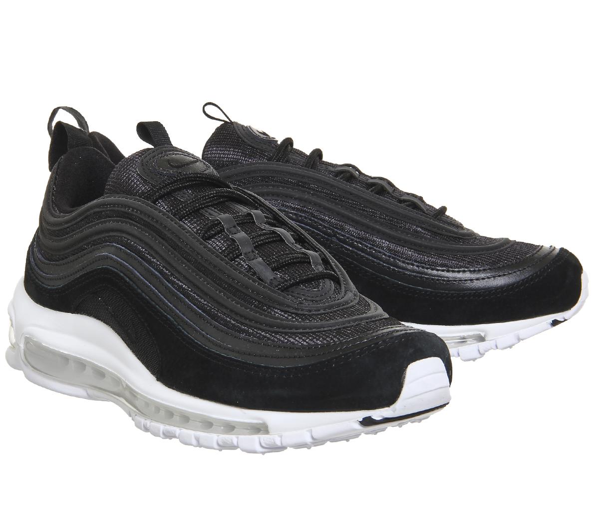 nike 97s black and white