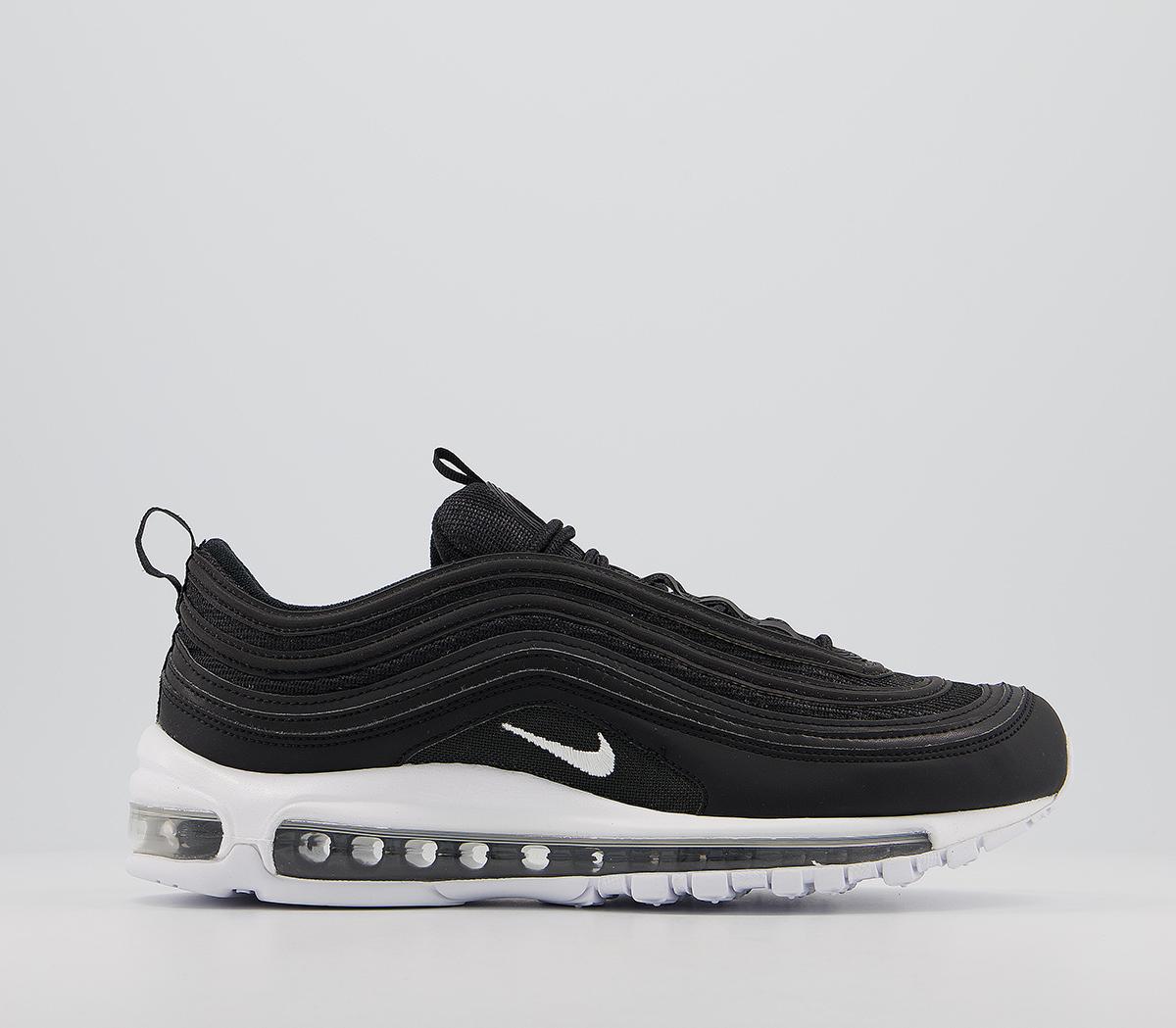 nike black and grey air max 97 trainers