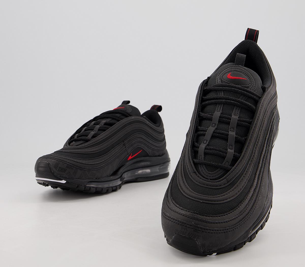 air max 97 black and university red