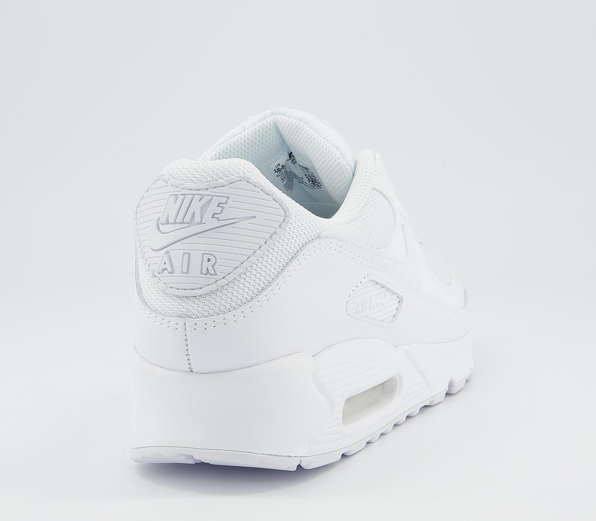 nike air white trainers