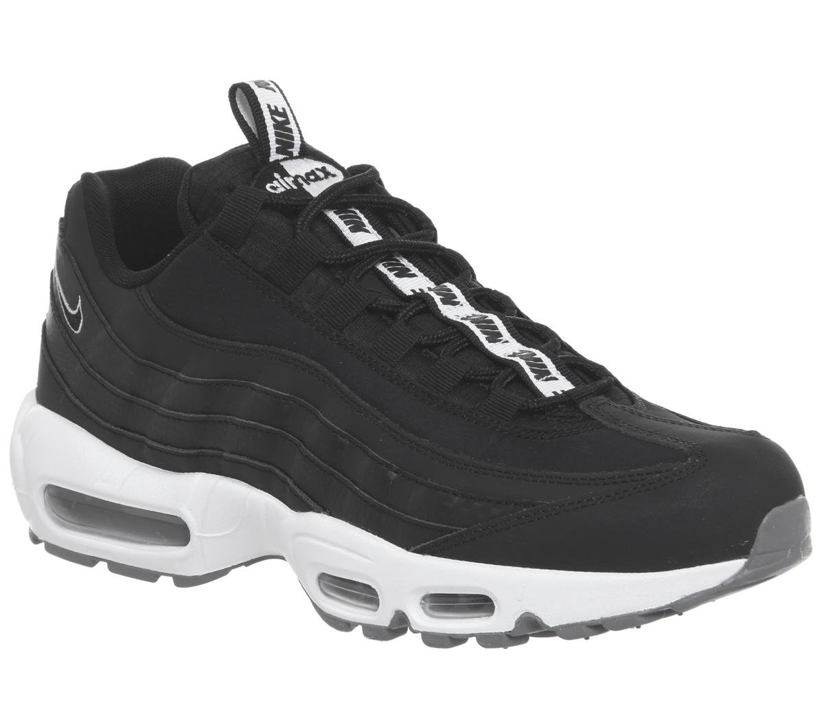 air max 95 black white grey