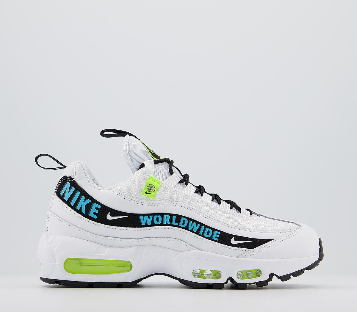 nike air max 95 trainers in blue