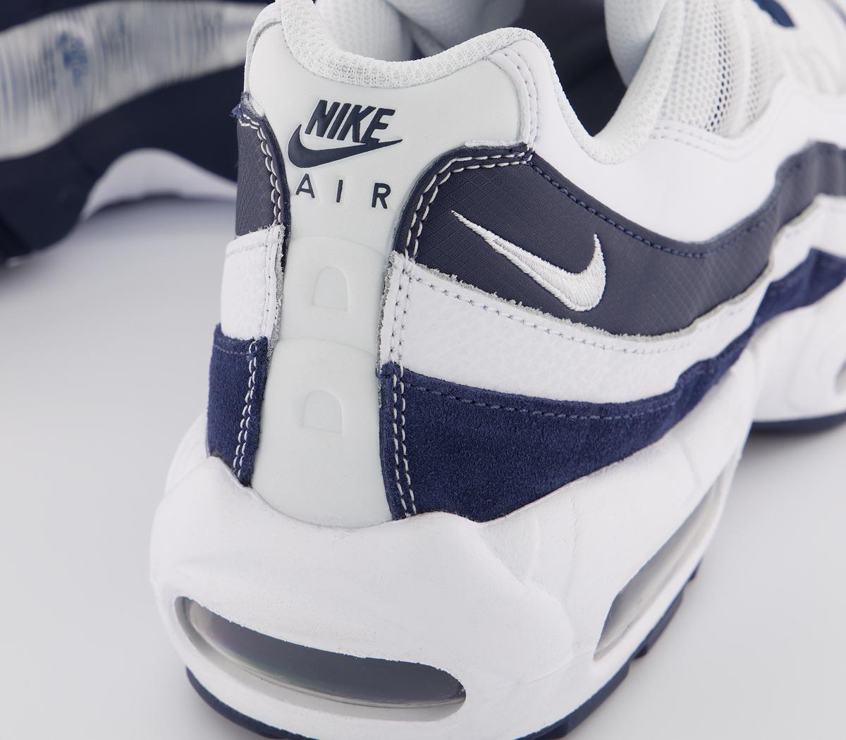 Nike Air Max 95 Trainers Midnight Navy White - His trainers