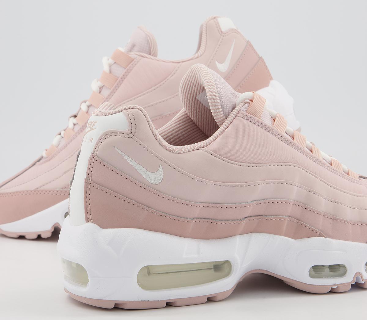 Nike Air Max 95 Trainers Pink Oxford Summit White Barely Rose White nike-air-max-95-trainers-pink-oxford-summit-white-barely-rose-white
