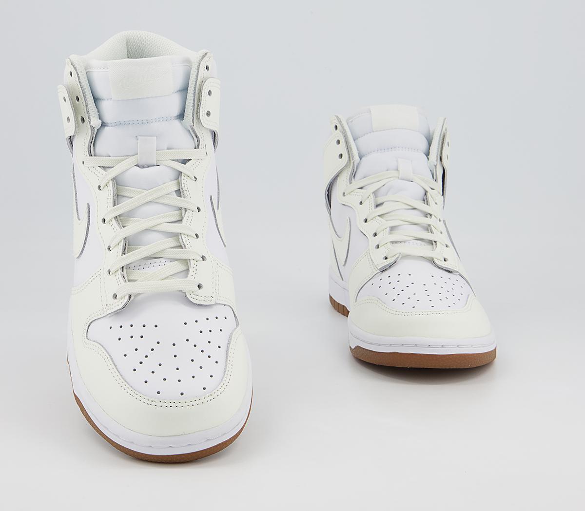 nike womens dunk high sail gum