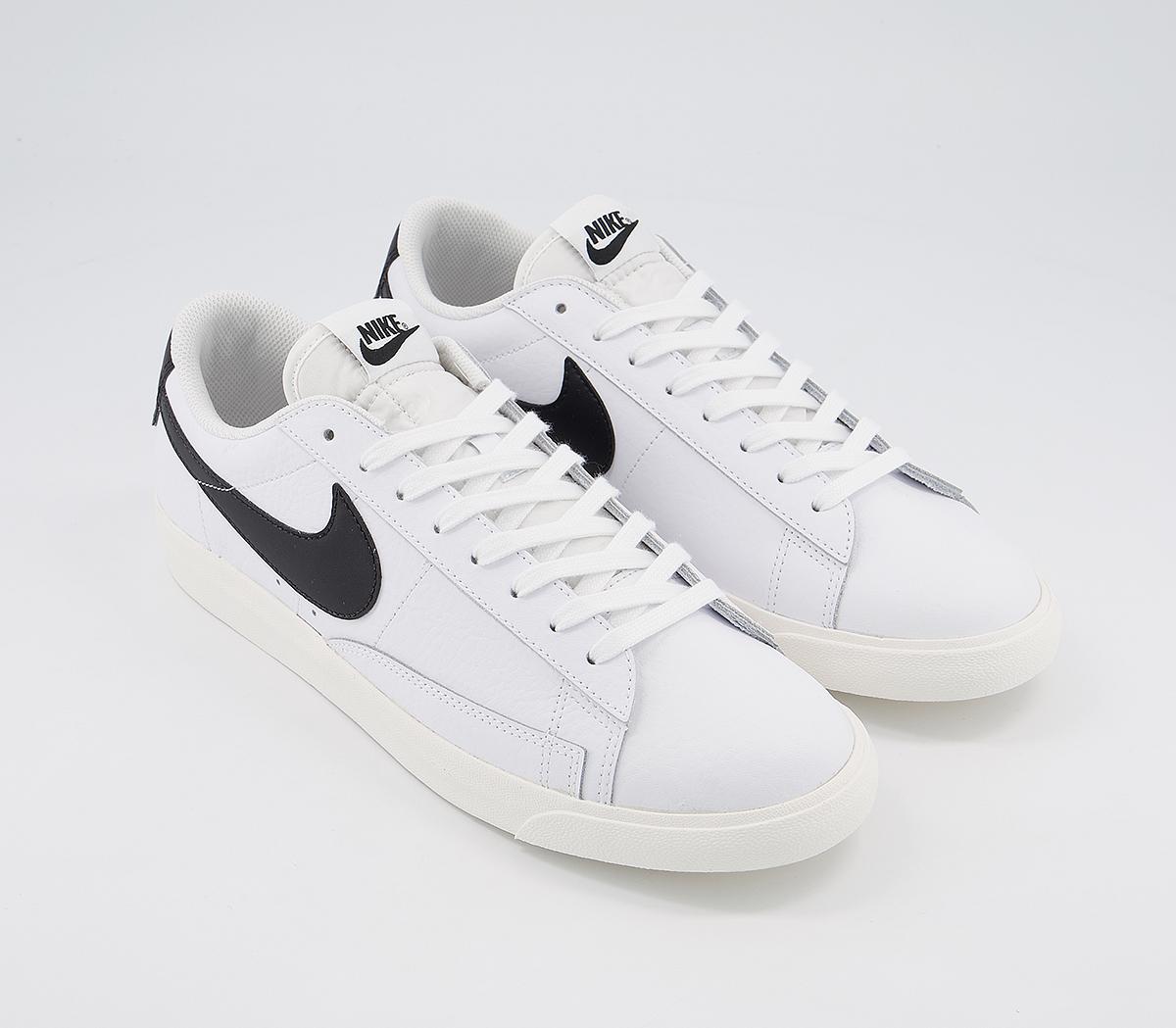 Nike Blazer Low Trainers White Black - His trainers