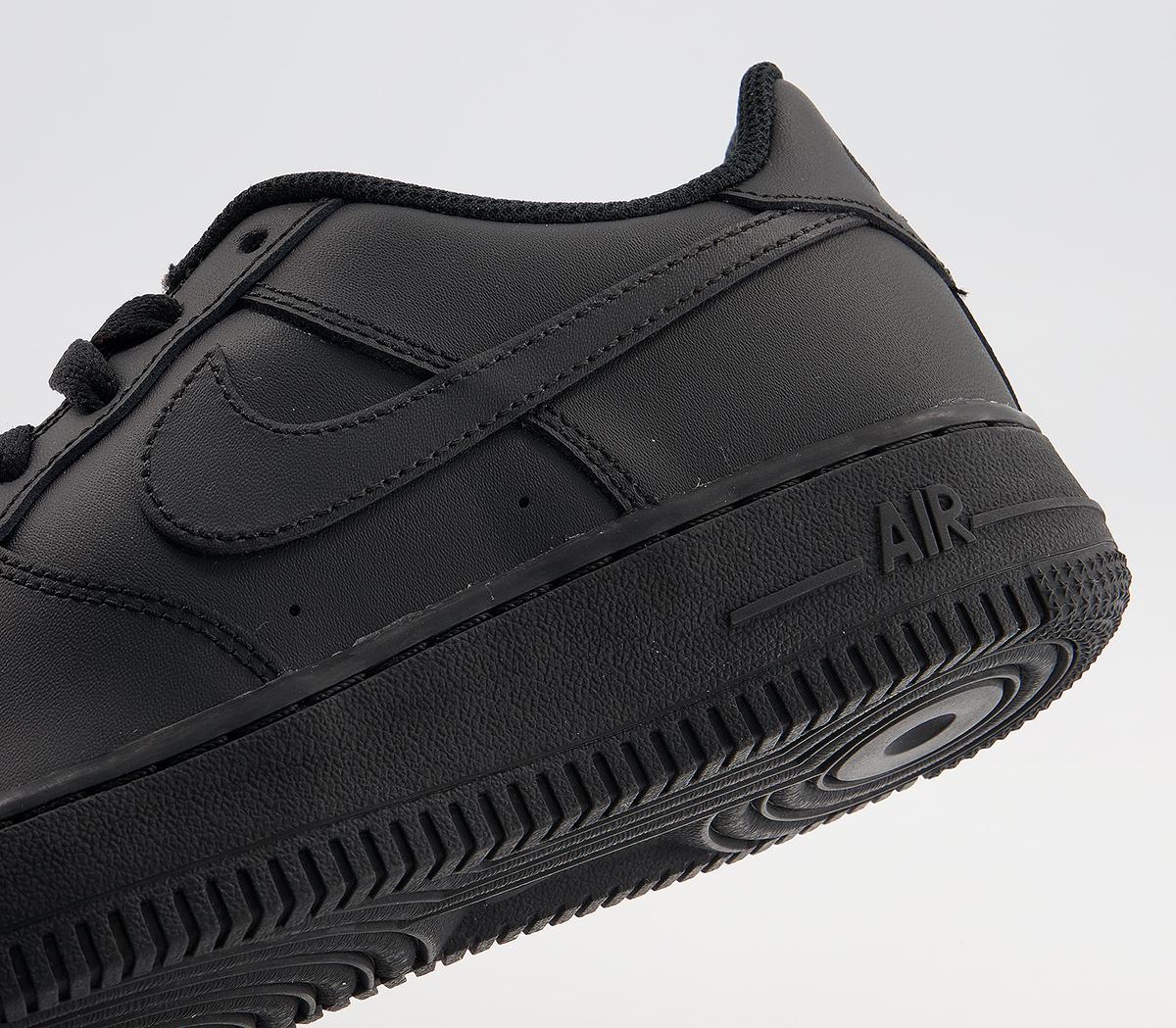 black nike air force 1 boys