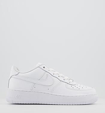 junior size 6 white air force