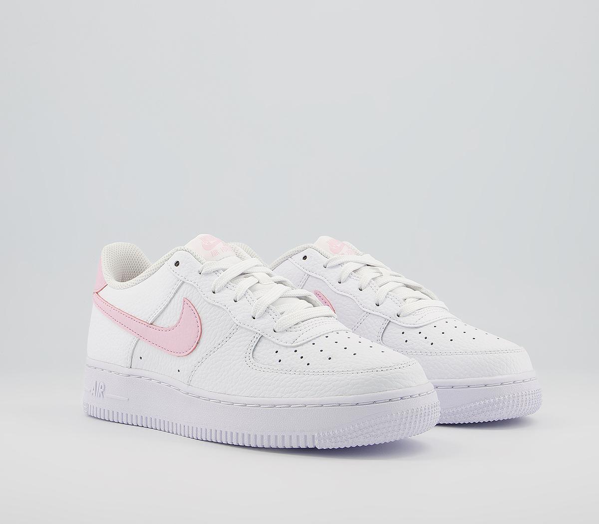 Nike Af1 Boys Trainers White Pink Foam - Hers trainers