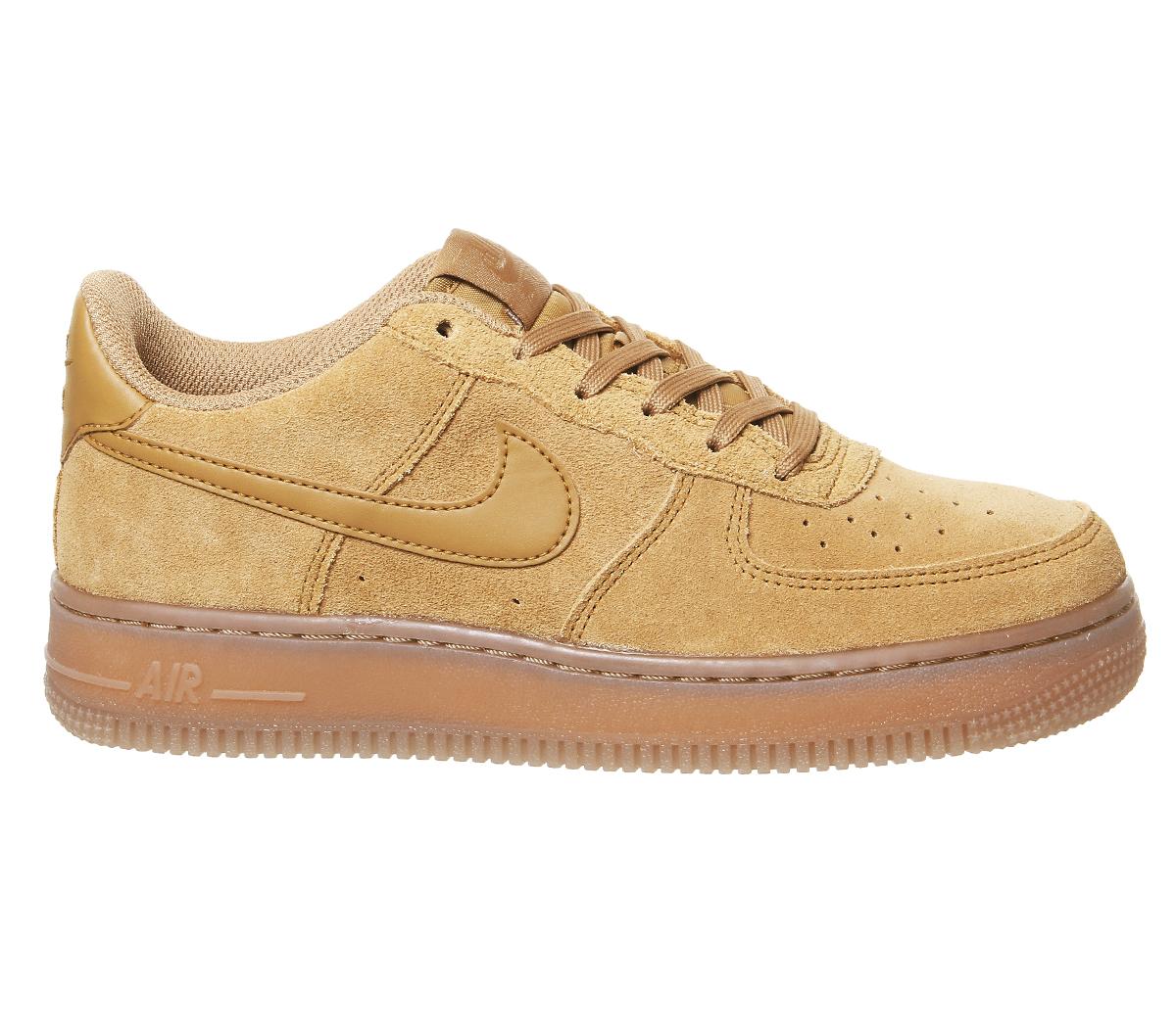 nike air force 1 wheat suede