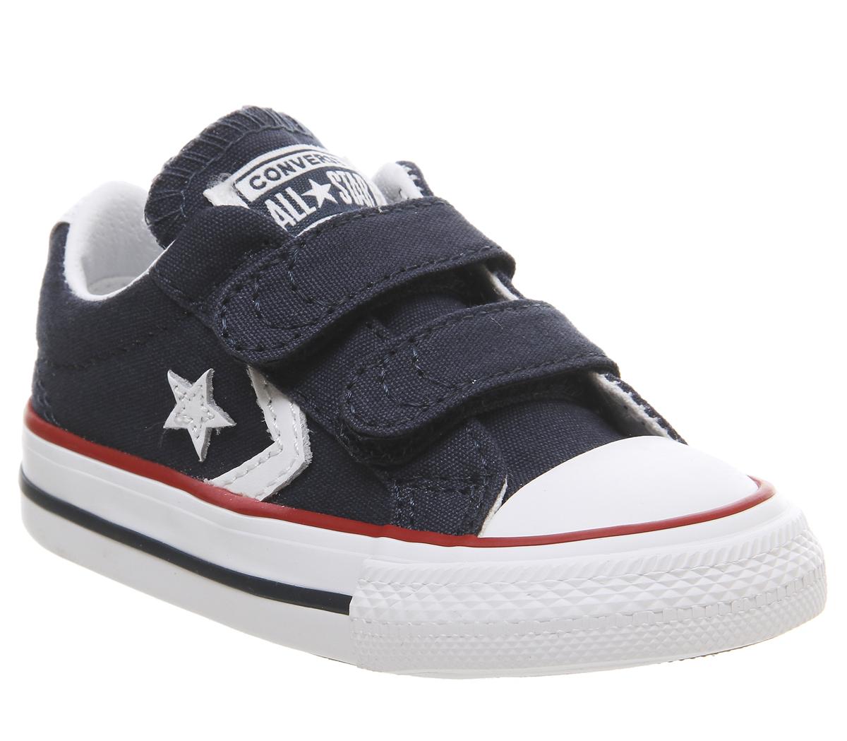 converse star player navy white