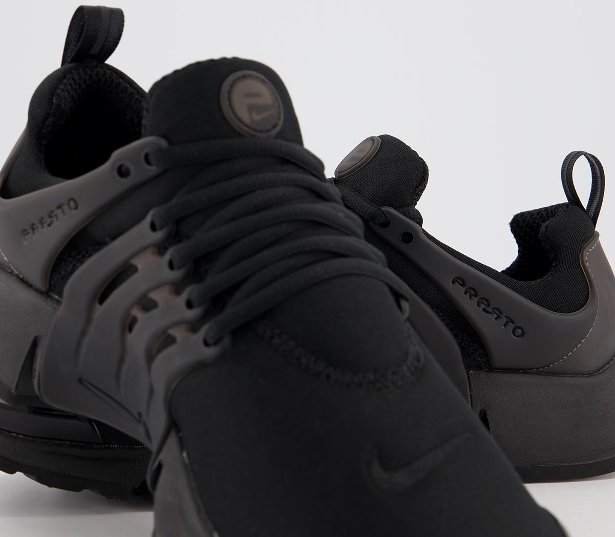 nike presto mens black