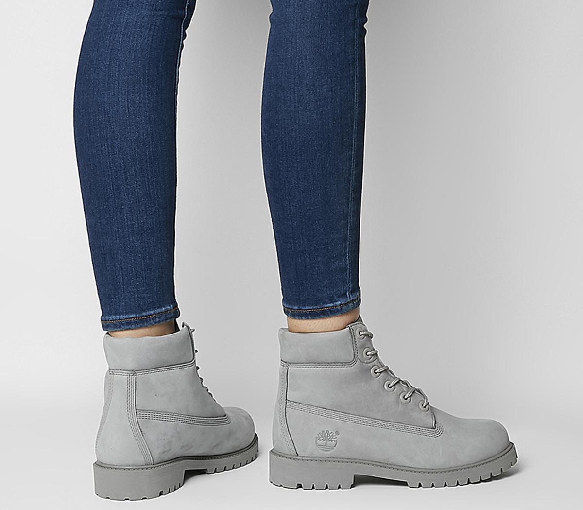 grey blue timberland boots